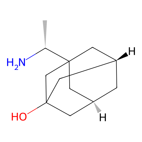 (5S,7R)-3-[(1R)-1-aminoethyl]adamantan-1-ol structure