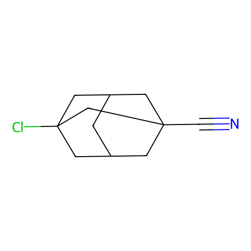 3-Chloroadamantane-1-carbonitrile structure