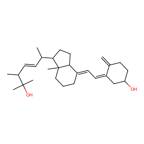 25-Hydroxy Vitamin D2 structure
