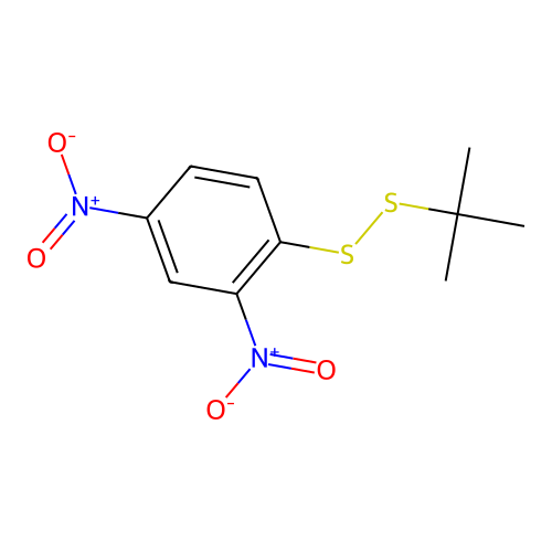 1-(Tert-butyldisulfanyl)-2,4-dinitrobenzene structure