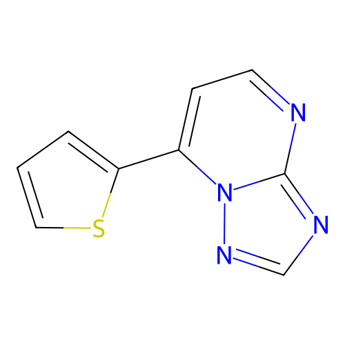 7-(Thiophen-2-yl)-[1,2,4]triazolo[1,5-a]pyrimidine structure