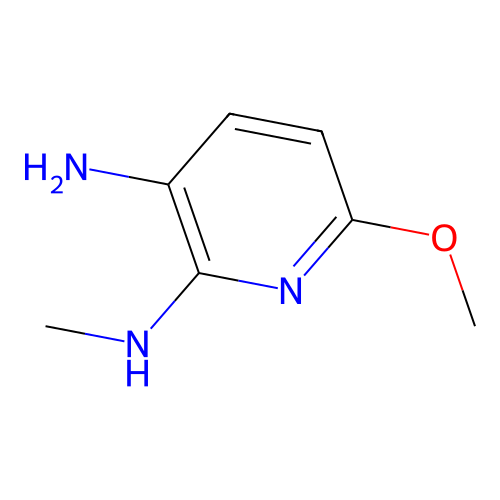6-methoxy-2-N-methylpyridine-2,3-diamine structure