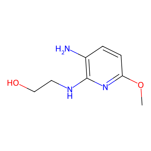 Ethanol, 2-[(3-amino-6-methoxy-2-pyridinyl)amino]- structure