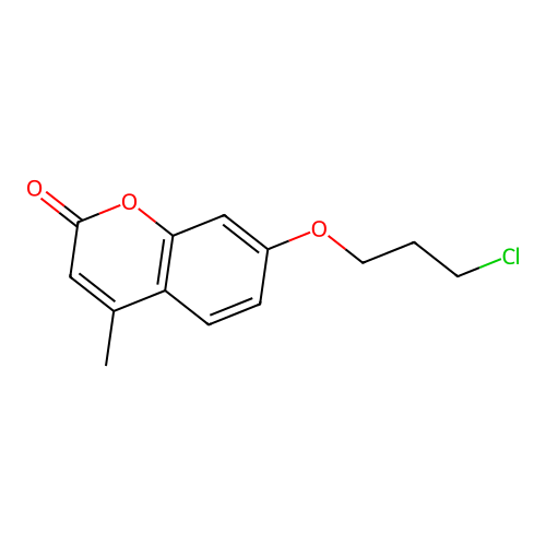 2H-1-Benzopyran-2-one, 7-(3-chloropropoxy)-4-methyl- structure