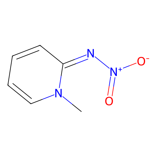 (NZ)-N-(1-methyl-2-pyridinylidene)nitramide structure