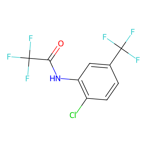 Acetanilide, 2'-chloro-2,2,2-trifluoro-5'-(trifluoromethyl)- structure
