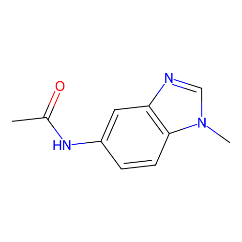 N-(1-methylbenzimidazol-5-yl)acetamide structure