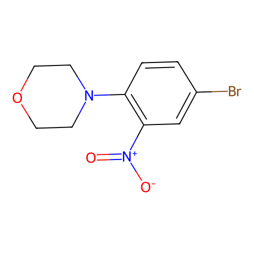 4-(4-Bromo-2-nitrophenyl)morpholine structure
