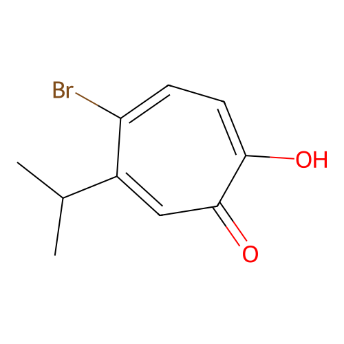 5-Bromo-4-isopropyltropolone structure