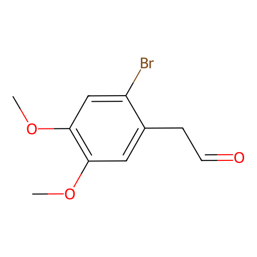 2-(2-Bromo-4,5-dimethoxyphenyl)acetaldehyde structure