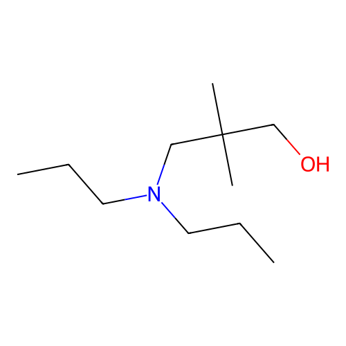 3-(Dipropylamino)-2,2-dimethylpropan-1-ol structure