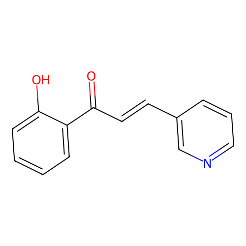 1-(2-Hydroxyphenyl)-3-(pyridin-3-yl)prop-2-en-1-one structure