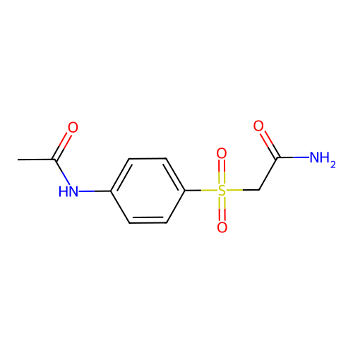 2-(4-Acetamidophenyl)sulfonylacetamide structure