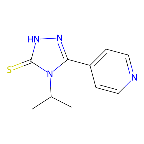 4-(Propan-2-yl)-5-(pyridin-4-yl)-2,4-dihydro-3H-1,2,4-triazole-3-thione structure