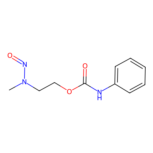 2-[methyl(nitroso)amino]ethyl N-phenylcarbamate structure