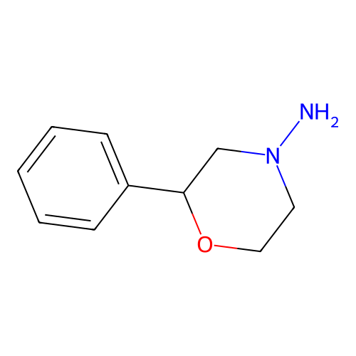 2-Phenylmorpholin-4-amine structure