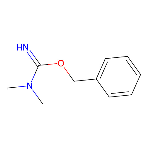Benzyl N,N-dimethylimidocarbamate structure