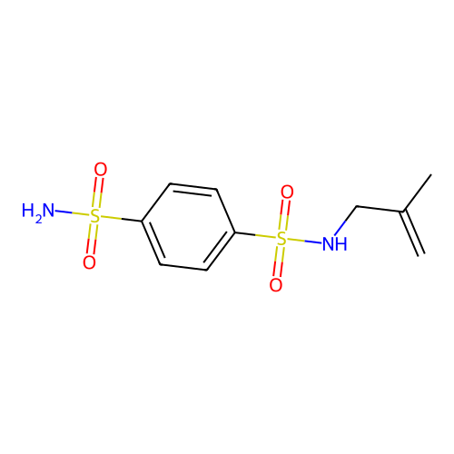 N-(2-Methylprop-2-enyl)benzene-1,4-disulfonamide structure