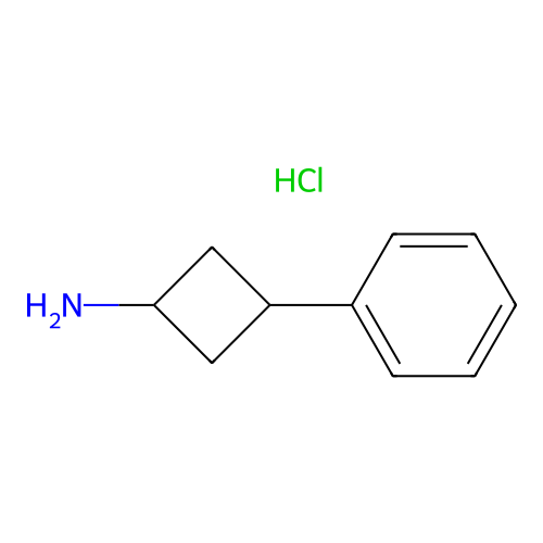 3-Phenylcyclobutan-1-amine hydrochloride structure
