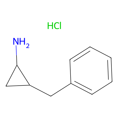 2-Benzylcyclopropan-1-amine hydrochloride structure