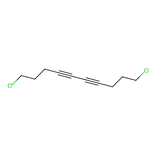1,10-Dichlorodeca-4,6-diyne structure