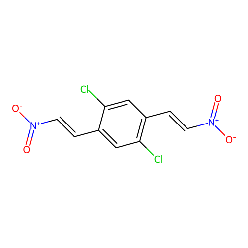 1,4-Dichloro-2,5-bis(2-nitroethenyl)benzene structure