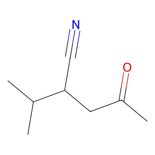 2-异丙基-4-氧戊腈 structure