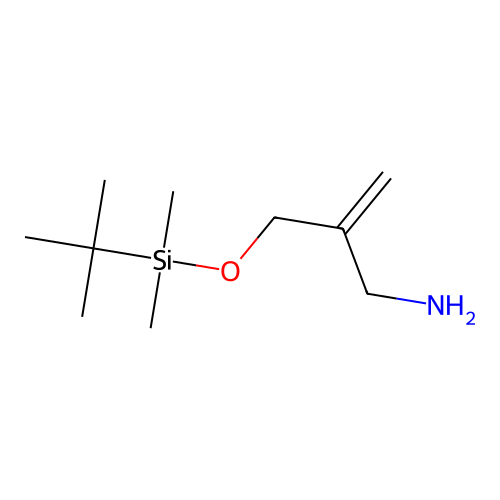 2-(((tert-Butyl(dimethyl)silyl)oxy)methyl)-2-propenylamine structure