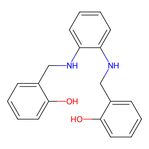 Phenol, 2,2'-[1,2-phenylenebis(iminomethylene)]bis- structure