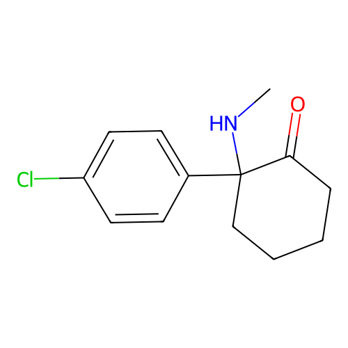 2-(4-Chlorophenyl)-2-(methylamino)cyclohexanone structure
