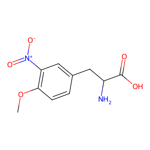 2-Amino-3-(4-methoxy-3-nitrophenyl)propanoic acid structure