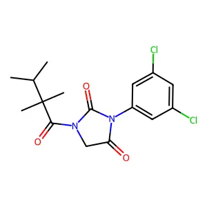 3-(3,5-Dichlorophenyl)-1-(2,2,3-trimethylbutanoyl)imidazolidine-2,4-dione structure