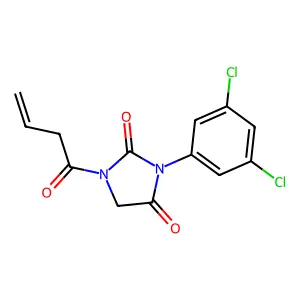 1-Bt-3-enoyl-3-(3,5-dichlorophenyl)imidazolidine-2,4-dione structure