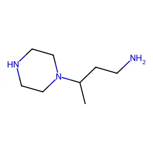 γ-甲基-1-哌嗪丙胺 structure