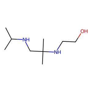 Ethanol, 2-((1,1-dimethyl-2-((1-methylethyl)amino)ethyl)amino)- structure