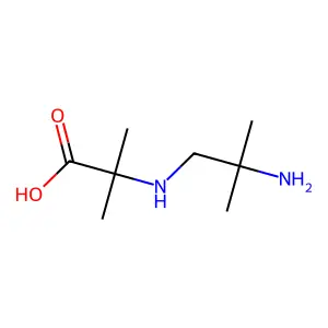 N-(2-Amino-2-methylpropyl)-2-methylalanine structure