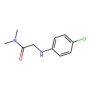 2-(对氯苯氨基)-N,N-二甲基乙酰胺 structure