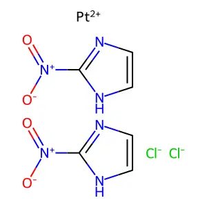 dichlorobis(azomycin)platinum II structure