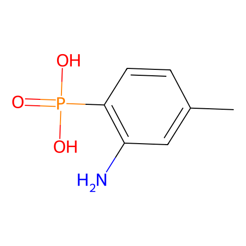 (2-氨基-4-甲苯基)膦酸 structure