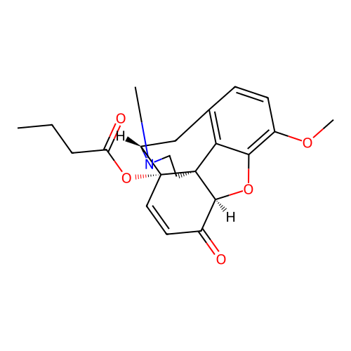 14-Hydroxycodeinone butyrate structure