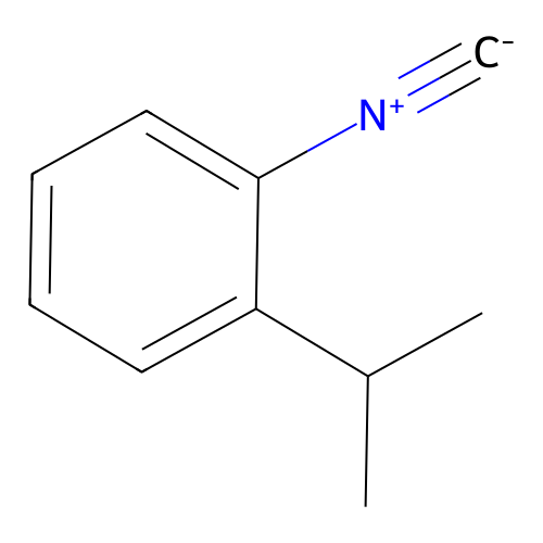 Benzene, 1-isocyano-2-(1-methylethyl)- structure