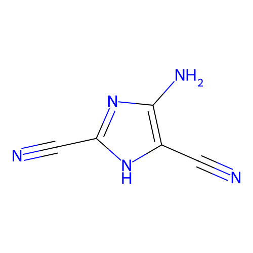 5-氨基-1H-咪唑-2,4-二甲腈 structure