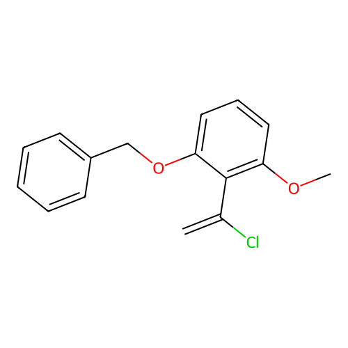 1-(Benzyloxy)-2-(1-chlorovinyl)-3-methoxybenzene structure