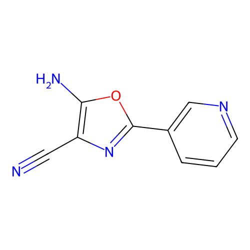 5-氨基-2-(3-吡啶基)-1,3-噁唑-4-甲腈 structure