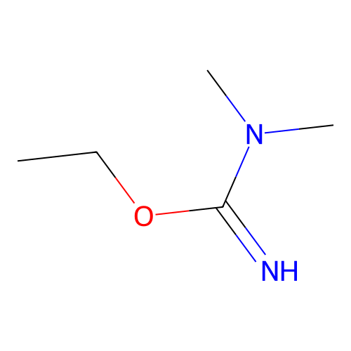ethyl N,N-dimethylcarbamimidate structure