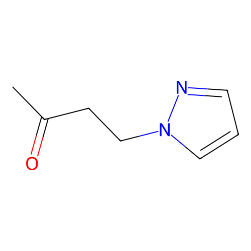 4-(1H-pyrazol-1-yl)butan-2-one structure