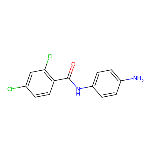 N-(4-氨基苯基)-2,4-二氯苯甲酰胺 structure