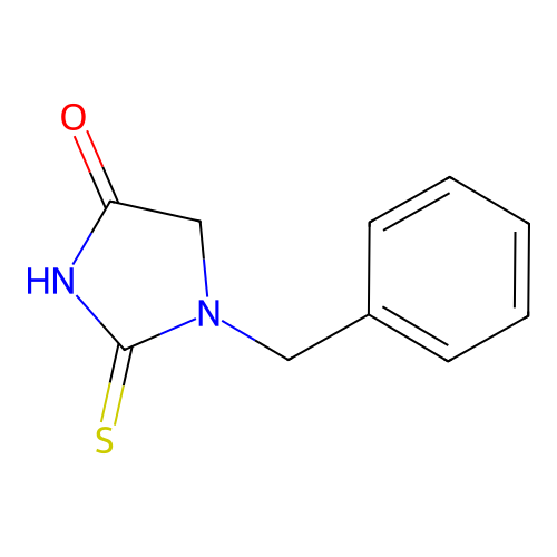4-Imidazolidinone, 1-(phenylmethyl)-2-thioxo- structure