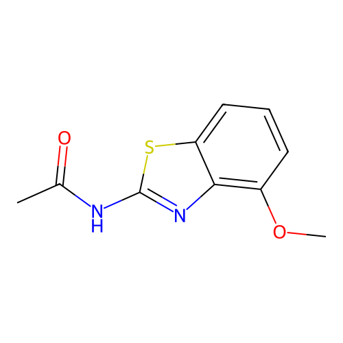 N-(4-methoxy-1,3-benzothiazol-2-yl)acetamide structure