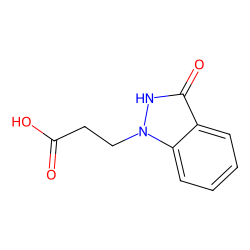 3-(3-Oxo-2,3-dihydro-1h-indazol-1-yl)propanoic acid structure